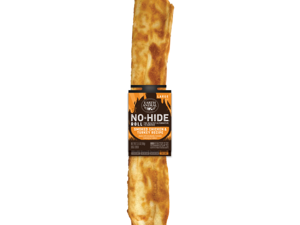 Earth Animal NoHide Chew BBQ Smoked Chicken & Turkey Large