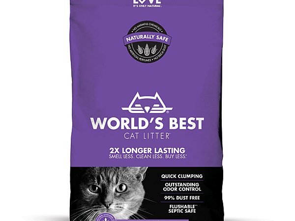 World’s Best Multiple Cat Lavender Scented Clumping Litter