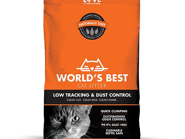 World’s Best Low Tracking & Dust Control Litter 15lb