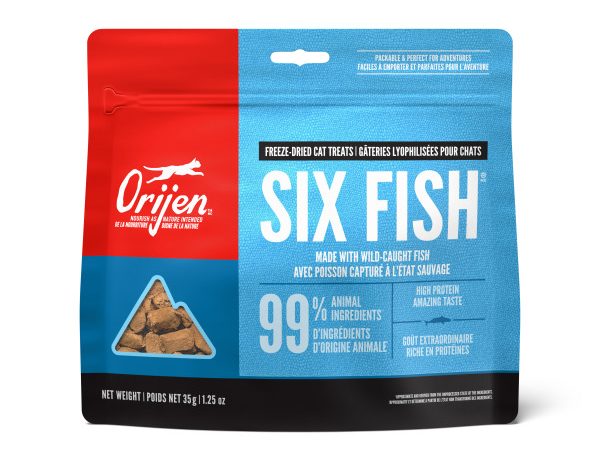 ORIJEN Six Fish Freeze-Dried Cat Treats