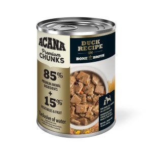 Acana Dog Premium Chunks Grain Free Duck in Bone Broth Wet Food