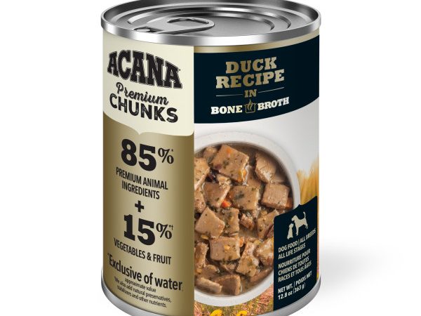 Acana Dog Premium Chunks Grain Free Duck in Bone Broth Wet Food