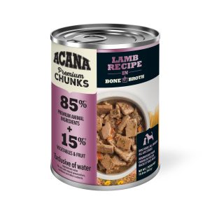 Acana Dog Premium Chunks Grain Free Lamb in Broth Wet Food