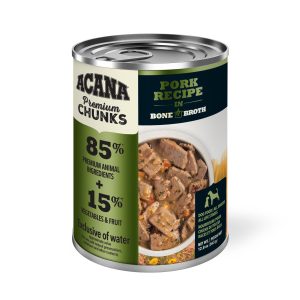 Acana Dog Premium Chunks Grain Free Pork in Bone Broth Wet Food