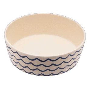 Beco Pets Bamboo Bowl Waves