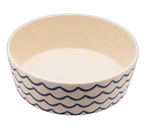 Beco Pets Bamboo Bowl Waves