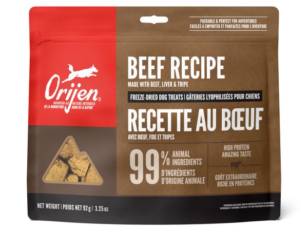 ORIJEN Ranch-Raised Beef Freeze-Dried Dog Treats