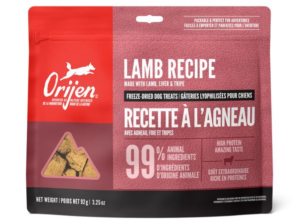 ORIJEN Grass-Fed Lamb Freeze-Dried Dog Treats