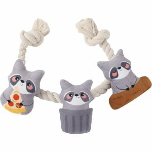 HugSmart Rope Toy Raccoon