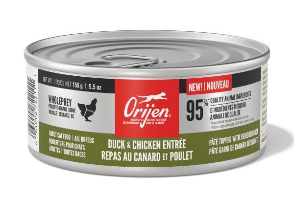 Orijen Cat Duck+Chicken Entree in Bone Broth Wet Food