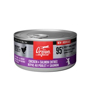 Orijen Kitten Chicken+Salmon Entrae in Bone Broth Wet Food