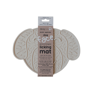 Dexypaws Dog Lick Mat White Dog Face