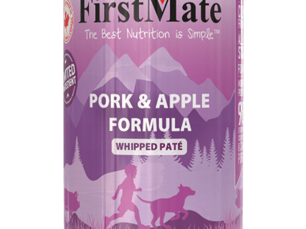 FirstMate Dog LID GF Pork & Apple Pate 12.2oz