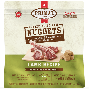 Primal Dog Freeze Dried Nuggets Lamb