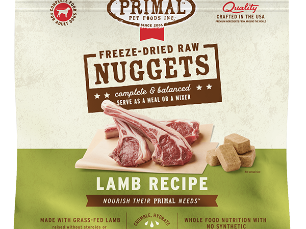Primal Dog Freeze Dried Nuggets Lamb