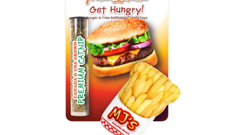 Meowijuana Get Hungry Burger & Fries