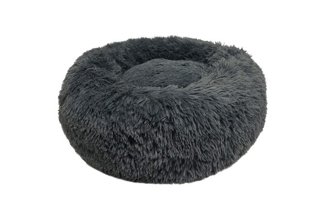 Round Luxury Plush Pet Bed