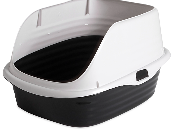 Rimmed Wave Litter Pan Large