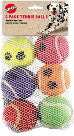 6 Pack Tennis Balls