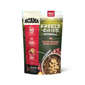 Acana Dog Freeze Dried Food Morsels Beef 227g