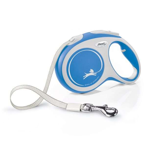 5m Retractable Leash Blue Medium, 5m/16ft
