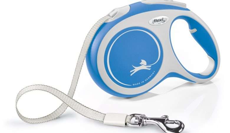 5m Retractable Leash Blue Medium, 5m/16ft