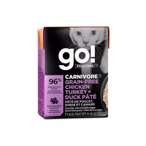 GO! Carnivore Chicken,Turkey&Duck Cat Food 6.4oz