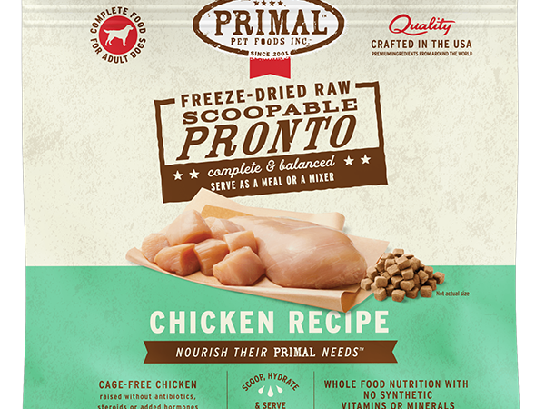Primal Dog Freeze Dried Chicken Pronto 25oz
