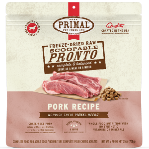 Primal Dog Freeze Dried Pork Pronto 25oz