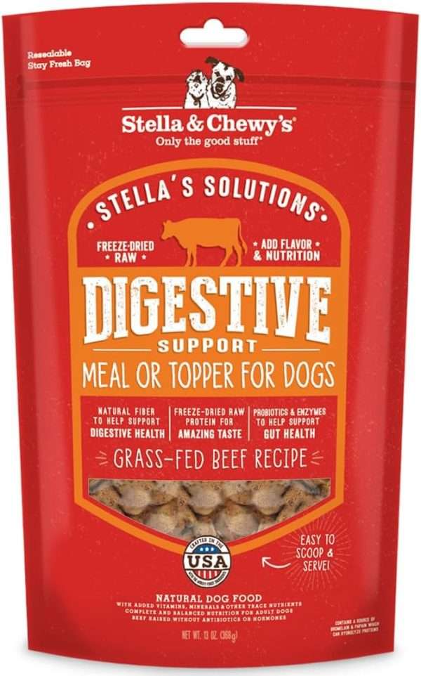 Stella & Chewy Solutions Digestive Boost Grass- Fed Beef 13oz