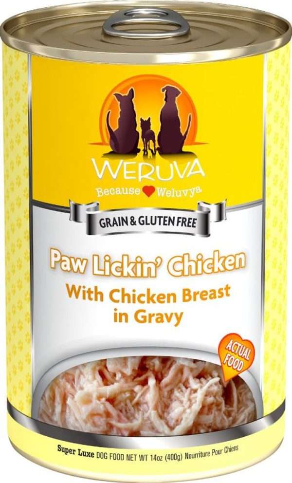 Weruva Grain & Gluten Free Paw Lickin Chicken in Gravy 14oz