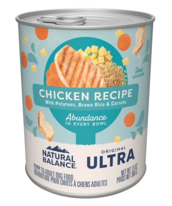 Natural Balance Chicken, Brown Rice, Potato, and Carrots Wet Dog Food 13oz