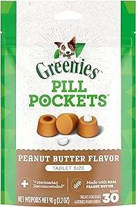 Greenies Peanut Butter Pill Pockets 3.2oz