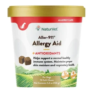 NaturVet Aller-911 Allergy Aid Soft Chews