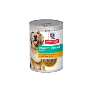 Hill's Science Diet Perfect Weight Adult Wet Dog Food Vegetable and Chicken Stew