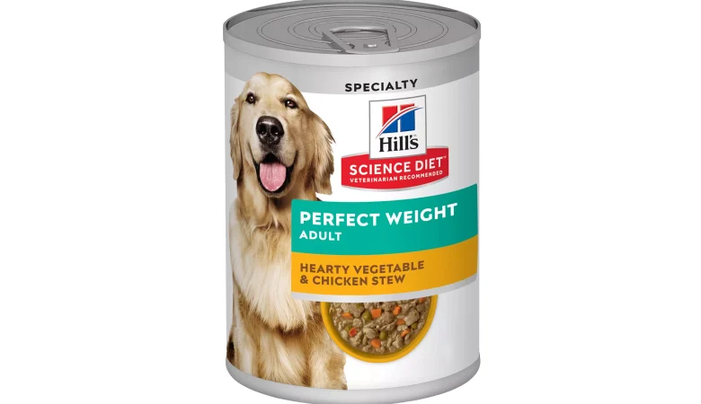 Hill’s® Science Diet Perfect Weight Adult Wet Dog Food – Vegetable & Chicken Stew, 12.5 oz