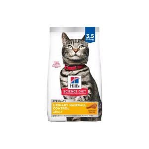 Hill's Science Diet® Urinary Hairball Control Adult Dry Cat Food - Chicken and Rice