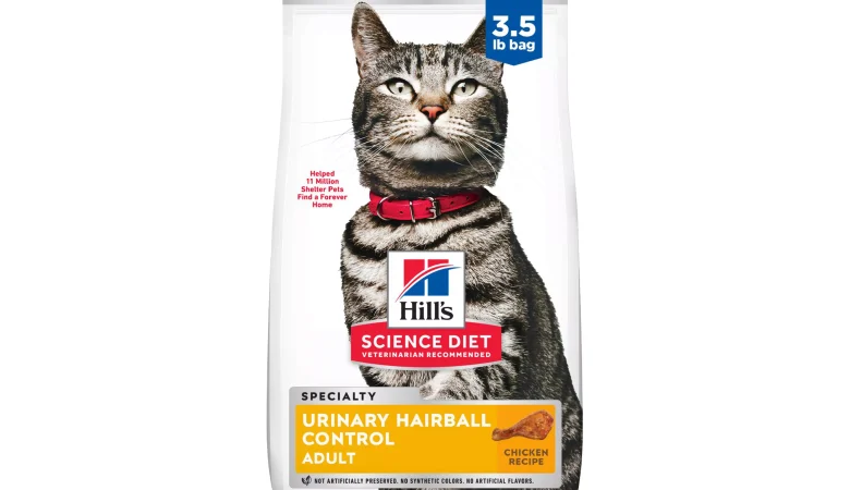 Hill’s Science Diet® Urinary Hairball Control Adult Dry Cat Food – Chicken and Rice