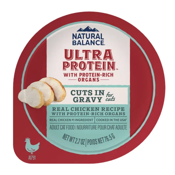 Natural Balance Ultra Protein Wet Cat Food - In Gravy, 2.7oz