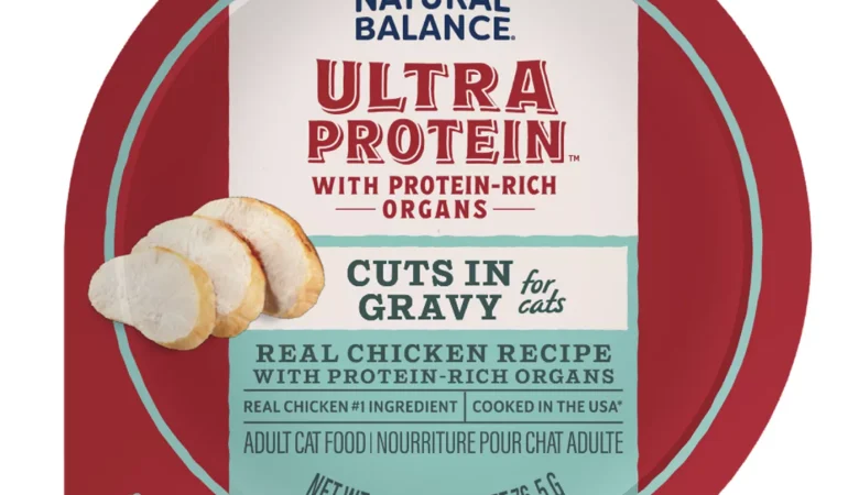Natural Balance Ultra Protein Wet Cat Food – Chicken Cuts in Gravy, 2.7oz