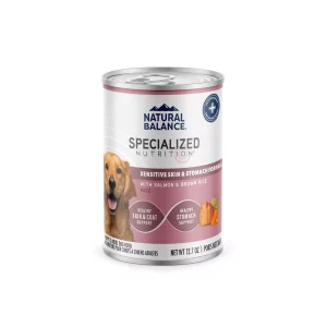 Natural Balance Specialized Nutrition Sensitive Skin & Stomach Adult Wet Dog Food - Salmon & Rice
