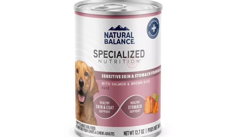 Natural Balance Specialized Nutrition Sensitive Skin & Stomach Adult Wet Dog Food – Salmon & Rice