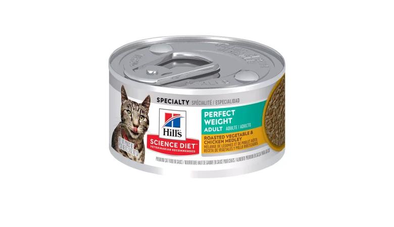 Hill’s Science Diet Perfect Weight Adult Cat Food – Roasted Vegetable & Chicken Medley – 2.9 oz
