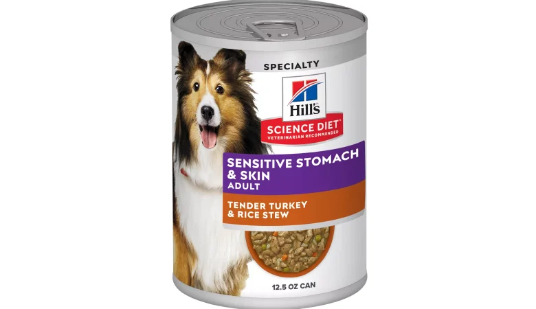 Hill’s® Science Diet Sensitive Stomach & Skin Adult Wet Dog Food – Turkey & Rice, 12.5 oz