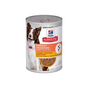 Hill's Science Diet Perfect Digestion Adult Wet Dog Food - Chicken, Vegetable & Rice Stew, 12.8 oz