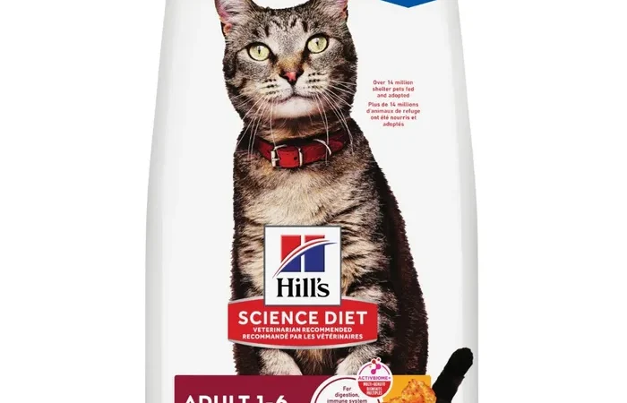 Hill’s Science Diet Adult 1-6 Cat Food – Chicken Recipe – 4lb