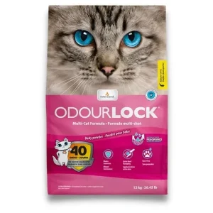 Intersand Odourlock Multi-Cat Clumping Cat Litter - Baby Powder
