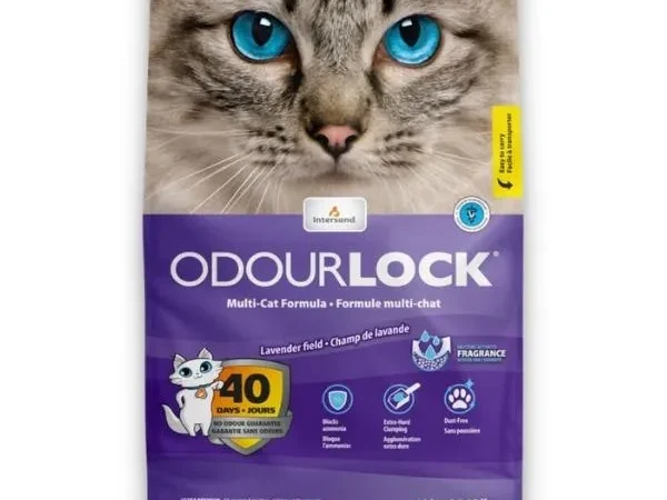 Intersand Odourlock Multi-Cat Clumping Cat Litter – Lavender Field