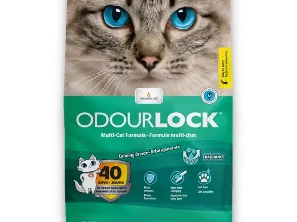 Intersand Odourlock Multi-Cat Clumping Cat Litter – Calming Breeze