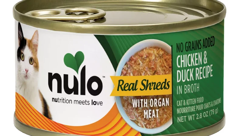 Nulo Real Shreds Chicken & Duck Cat & Kitten Wet Food, Grain Free, 2.8 Oz